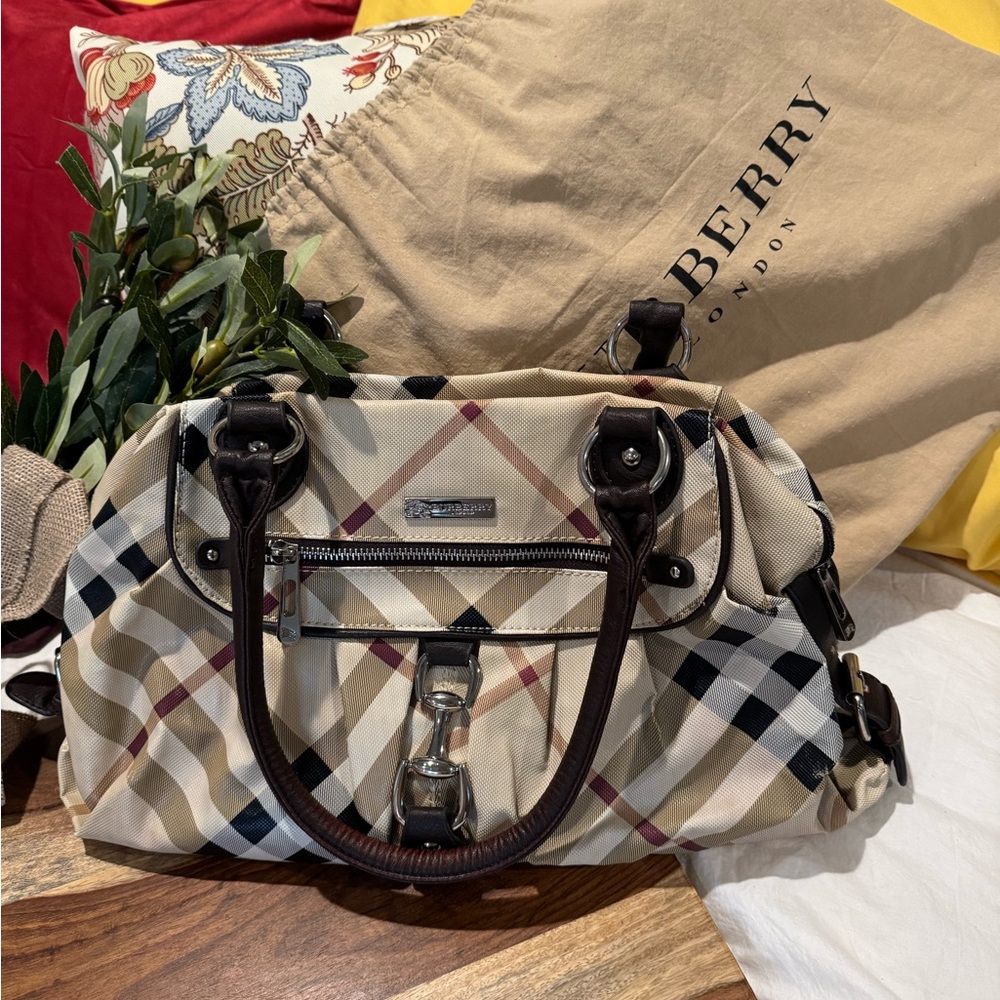 Burberry Beige and Brown Women's Bag